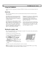 Preview for 6 page of Command Communications PrivatePage PS2000AN Operator'S Manual