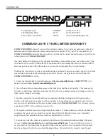 Preview for 5 page of Command Light CL602A Manual