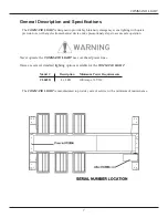 Preview for 8 page of Command Light CL602D User Manual