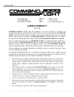 Предварительный просмотр 5 страницы Command Light K.L450A Manual