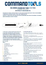 COMMAND TOOLS 207012 Instruction Manual preview