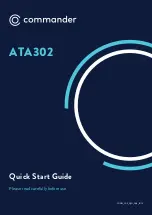 Commander ATA302 Quick Start Manual предпросмотр