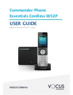 Предварительный просмотр 1 страницы Commander Essentials W52H User Manual