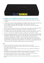 Preview for 3 page of Commander M500L Quad BRI Quick Start Manual