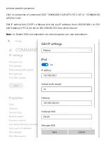 Предварительный просмотр 8 страницы Commando AirONE APO750 Web Configuration Manual