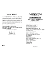 Commando FM-5005 COMBO Installation Manual preview