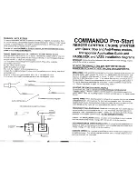 Предварительный просмотр 4 страницы Commando Pro-Start 2300 User Manual