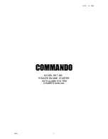 Preview for 1 page of Commando RST-560 Owner'S Manual