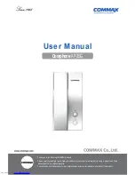 Commax AP-3SG User Manual preview