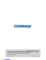 Предварительный просмотр 10 страницы Commax AP-3SG User Manual