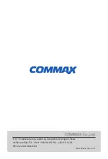 Предварительный просмотр 1 страницы Commax CAV-35NM User Manual