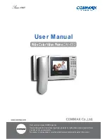 Commax CAV-43T2 User Manual предпросмотр