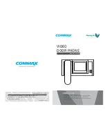 Commax CAV-51M Installation Manual preview