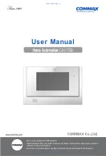 Commax CAV-705U User Manual предпросмотр