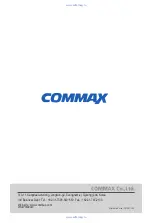 Предварительный просмотр 27 страницы Commax CAV-705U User Manual