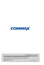 Предварительный просмотр 16 страницы Commax CAV-70HS User Manual