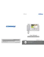 Commax CAV-72B User Manual предпросмотр