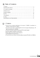 Preview for 2 page of Commax CCU-204AGF User Manual