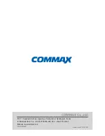 Предварительный просмотр 11 страницы Commax CCU-232AGF User Manual