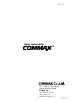 Preview for 65 page of Commax CDS-481L Use And Care Manual