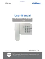 Commax CDS-4GS User Manual предпросмотр