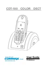 Commax CDT-180 User Manual preview