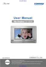 Предварительный просмотр 1 страницы Commax CDV-1020AE User Manual