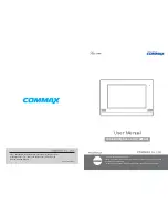 Commax CDV-1020AQ User Manual предпросмотр