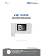 Commax CDV-40N User Manual предпросмотр