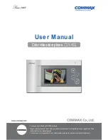 Commax CDV-40Q User Manual preview