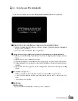 Предварительный просмотр 7 страницы Commax CDV-40QM User Manual