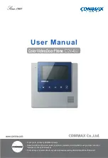 Commax CDV-43U User Manual предпросмотр