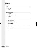 Preview for 2 page of Commax CDV-50A User Manual