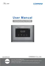 Commax CDV-704MA User Manual предпросмотр