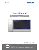 Commax CDV-70KM User Manual предпросмотр