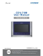 Предварительный просмотр 1 страницы Commax CDV-70M User Manual