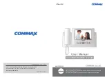 Commax CDV-71BE/D User Manual предпросмотр