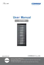 Предварительный просмотр 1 страницы Commax CIOT-24XM User Manual