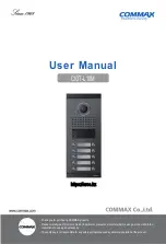 Commax CIOT-L10M User Manual предпросмотр