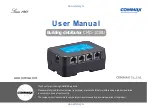 Preview for 1 page of Commax CMD-101BU User Manual