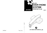 Commax DP-2T Instructions For Use предпросмотр