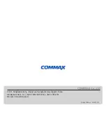 Предварительный просмотр 11 страницы Commax DP-3HP User Manual