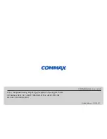 Предварительный просмотр 6 страницы Commax DP-MHP User Manual