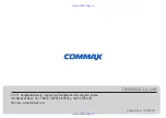 Предварительный просмотр 6 страницы Commax DP-SS User Manual