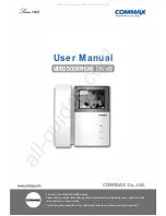 Предварительный просмотр 1 страницы Commax dpv-4be User Manual