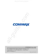 Предварительный просмотр 11 страницы Commax dpv-4be User Manual