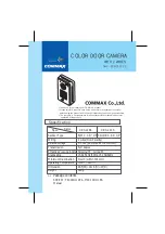 Commax DRC-22BS Quick Start Manual preview