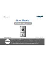 Commax DRC-40KPT User Manual предпросмотр