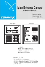 Предварительный просмотр 1 страницы Commax DRC-481L Use Manual