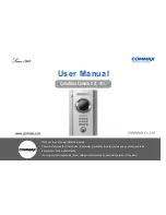 Commax DRC-4MC User Manual preview